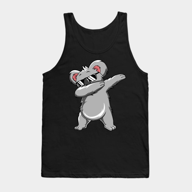 Dabbing Koala Funny Dab Dance Gift For Boys Kids Tank Top by HCMGift